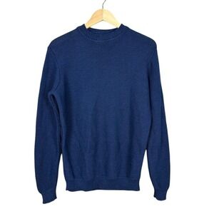 Men's italian Opera Campi Lanapa Sweater Blue Basalto XL NWOT